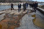 Варна - кметът и премиера -оглед на свлачище