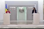 София - брифинг - Мария Габриел - Луминица Одобеско