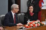 София - изявления - Николай Денков - Мария Габриел - лорд Дейвид Камерън