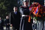 София - поднасяне на венци - Росен Желязков - Ален Симонян