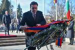 София - поднасяне на венци - Росен Желязков - Ален Симонян