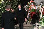 СОФИЯ - Възпоменателна церемония пред паметника на Васил Левски
