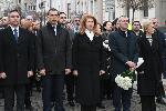 СОФИЯ - Възпоменателна церемония пред паметника на Васил Левски