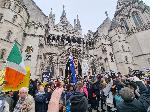 Лондон - Последно дело срещу Асандж -протест