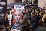 Лондон - Последно дело срещу Асандж -протест