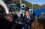 Благоевград - Откриване на тунел Железница