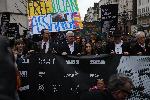 Лондон - Шествие в защита на Джулиън Асандж
