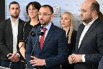 Брифинг на столичните общински съветници от ГЕРБ, на кмета Терзиев и зам.кмета по финанси и здравеопазване Иван Василев