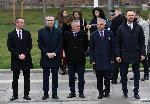 София - Церемония по издигане на националното знаме пред Паметника на Незнайния воин