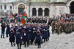 София - Церемония по издигане на националното знаме пред Паметника на Незнайния воин