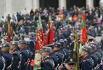 София - Церемония по издигане на националното знаме пред Паметника на Незнайния воин