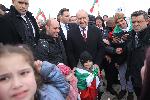 Връх Свети Никола, Казанлък – Честване на Трети март пред паметника Шипка