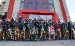 Рокерите 'Нощните вълци' се поклониха на героите в Скобелев парк