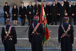 София – Тържествена заря-проверка пред паметника на Цар Освободител