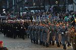 София – Тържествена заря-проверка пред паметника на Цар Освободител
