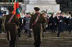 София – Тържествена заря-проверка пред паметника на Цар Освободител