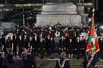 София – Тържествена заря-проверка пред паметника на Цар Освободител