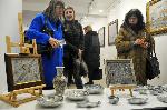 Бургас - Изложба ръчно рисуван порцелан на Светлозар Пармаков