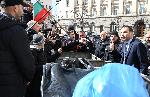 София - Партийния дом - Парламент - протест на привърженици на Възраждане, предвождан от Росен Миланов