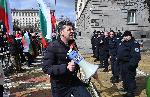 София - Партийния дом - Парламент - протест на привърженици на Възраждане, предвождан от Росен Миланов