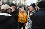 София - Партийния дом - Парламент - протест на привърженици на Възраждане, предвождан от Росен Миланов