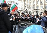 София - Партийния дом - Парламент - протест на привърженици на Възраждане, предвождан от Росен Миланов