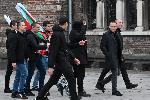 Юноши-националисти прекосиха центъра на София с шествие срещу мигрантите