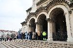 София - Поклонение пред покойния патриарх Неофит