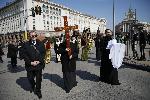 София - Литийно шествие за изпращане на патриарх Неофит