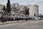 София - Посолство на Русия - протест по време на руските избори
