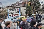 София - Посолство на Русия - протест по време на руските избори