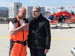 София - Учебен полет на медицински хеликоптер