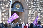 София - Протест на държавни служители пред МС