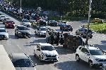 София - Обърнат автомобил на бул. П. Яворов