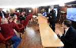 Варна -  Д-р Милен Врабевски награди екипажа на НИК 421 "Св. св. Кирил и Методий"