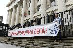 Гражданската общност "Правосъдие за всеки" протестира в Деня на Конституцията