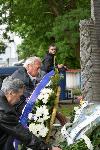 София - Цветя пред паетника на Гунди