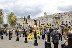 Лондон - Митинг за премахване на монархията