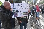 София - Протест срещу уличен ремонт в центъра