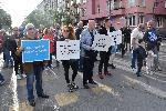 София - Протест срещу уличен ремонт в центъра