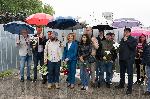 София - Солидарна България-цветя на паметник Съветска армия
