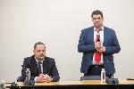 Служебният министър на вътрешните работи е гост-лектор на ЮЗУ