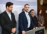 Столични общински съветници от ПП-ДБ-СС дават брифинг