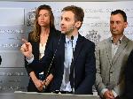 София-Пресконференция  на общинари от ПП-ДБ-СС