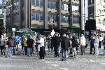 София - Протест пред паметника на Патриарх Евтимий