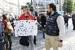 София - Протест пред паметника на Патриарх Евтимий