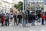 София - Протест пред паметника на Патриарх Евтимий