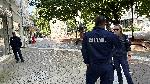 Хасково - Открити гранати на площад