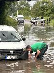 София - Порен дъжд и наводнение- закъсал автомобил