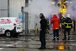 Потоп в София - запали се стълб, спряха  временно трамваи и се образуваха огромни задръствания по ключови булеварди
